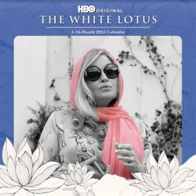 White Lotus Wall 2025 Calendar - Online Exclusive