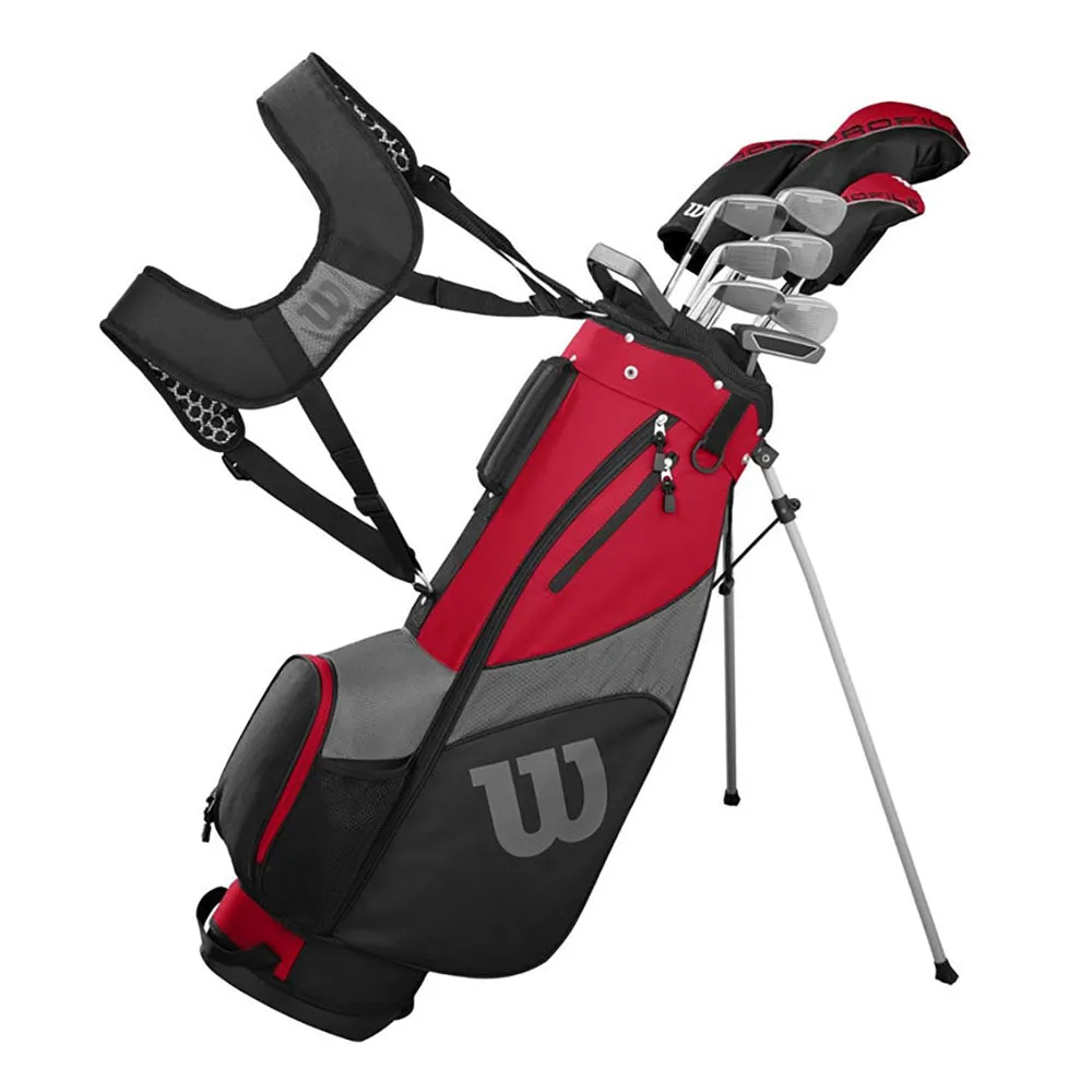 Wilson Prostaff SGI 11-Piece Stand Bag Package Set - Steel ( 1")