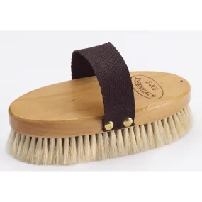 Woodback Body Brush w/ Soft Goat Hair Bristles